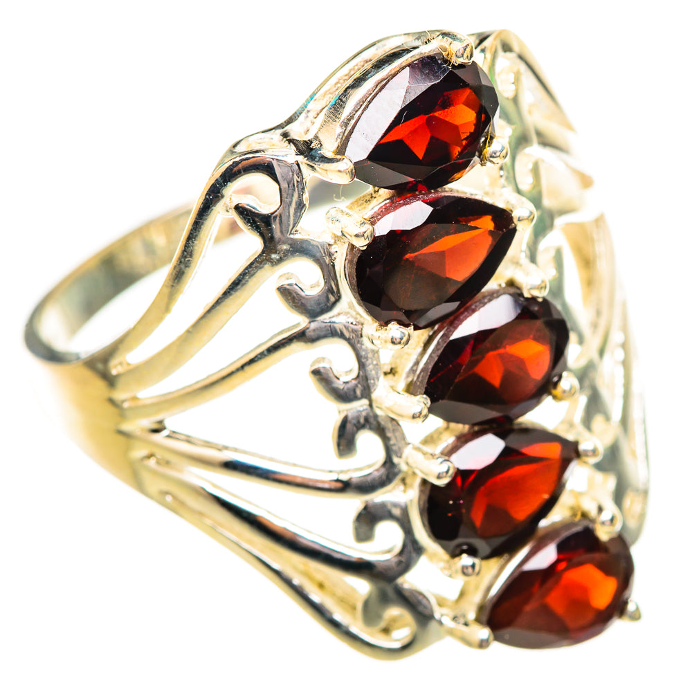 Garnet Rings handcrafted by Ana Silver Co - RING115129 - Photo 2