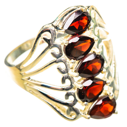 Garnet Rings handcrafted by Ana Silver Co - RING115129 - Photo 2