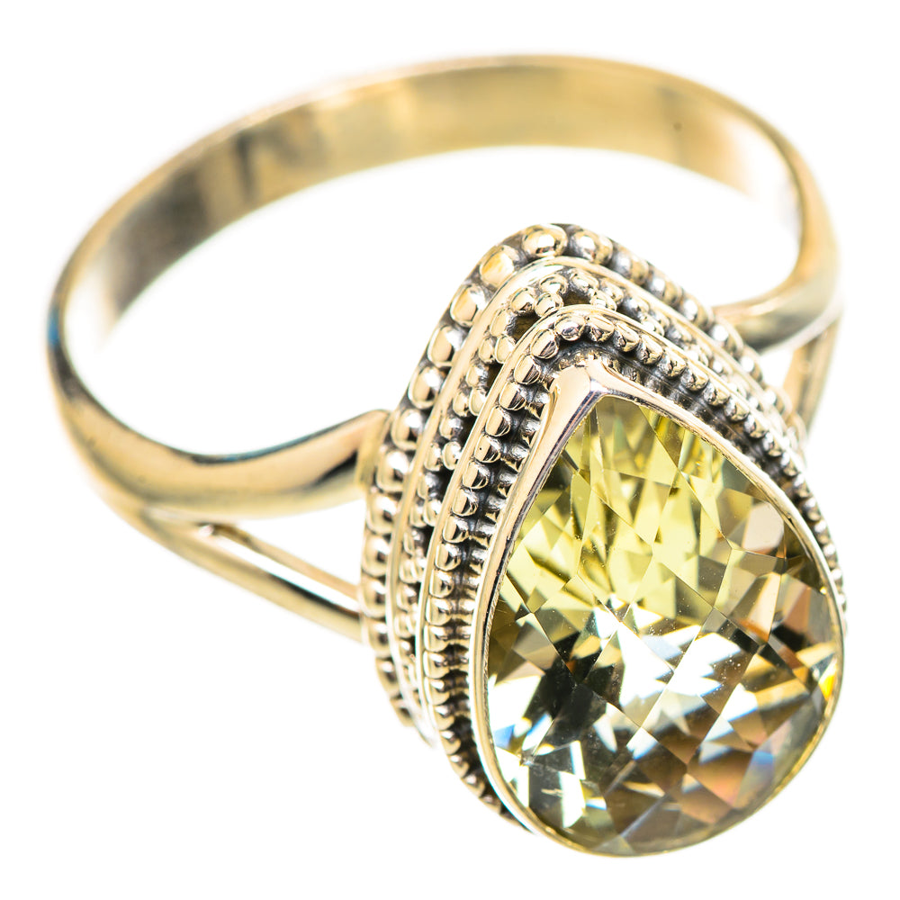 Citrine Rings handcrafted by Ana Silver Co - RING115140 - Photo 2
