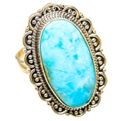 Larimar Rings handcrafted by Ana Silver Co - RING115146 - Photo 2