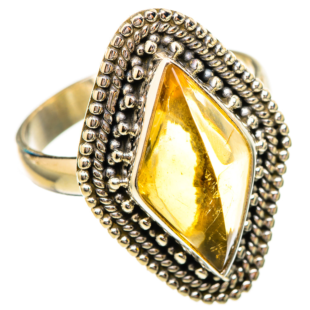 Citrine Rings handcrafted by Ana Silver Co - RING115150 - Photo 2