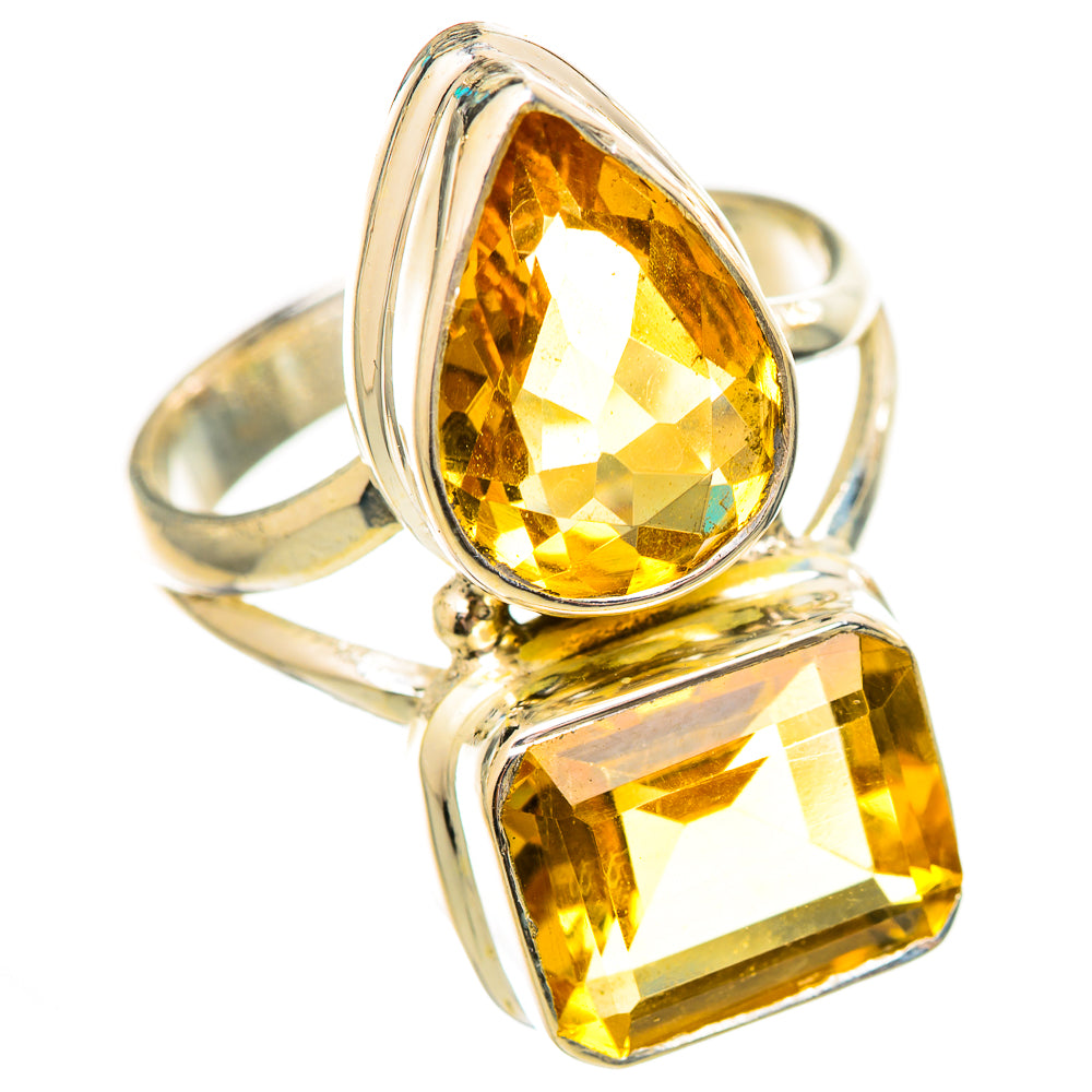 Citrine Rings handcrafted by Ana Silver Co - RING115151 - Photo 2