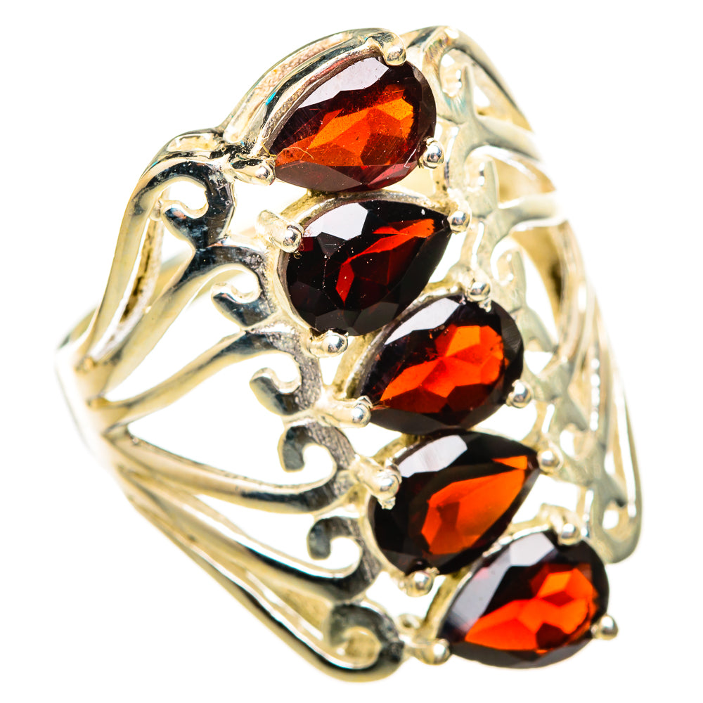 Garnet Rings handcrafted by Ana Silver Co - RING115153 - Photo 2