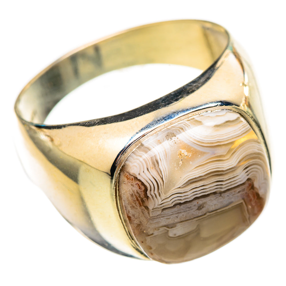 Botswana Agate Rings handcrafted by Ana Silver Co - RING115159 - Photo 2