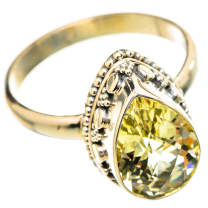 Citrine Rings handcrafted by Ana Silver Co - RING115163 - Photo 2