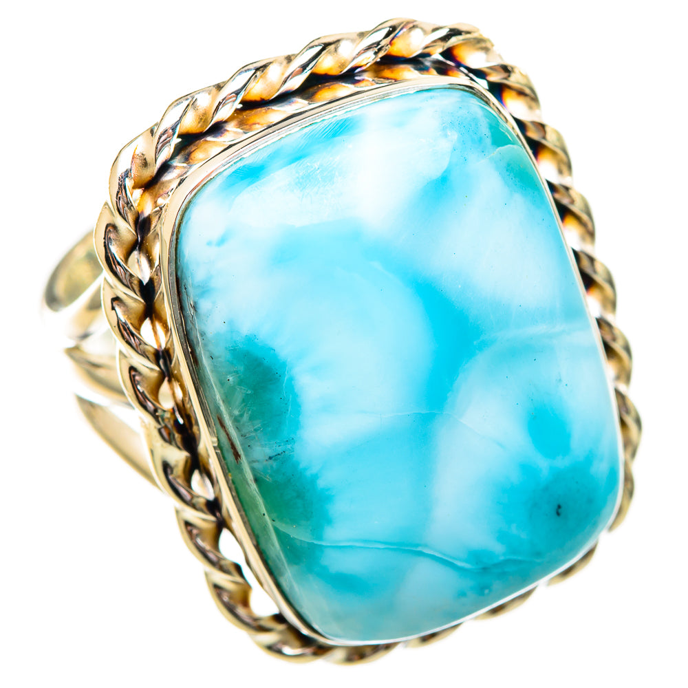 Larimar Rings handcrafted by Ana Silver Co - RING115169 - Photo 2