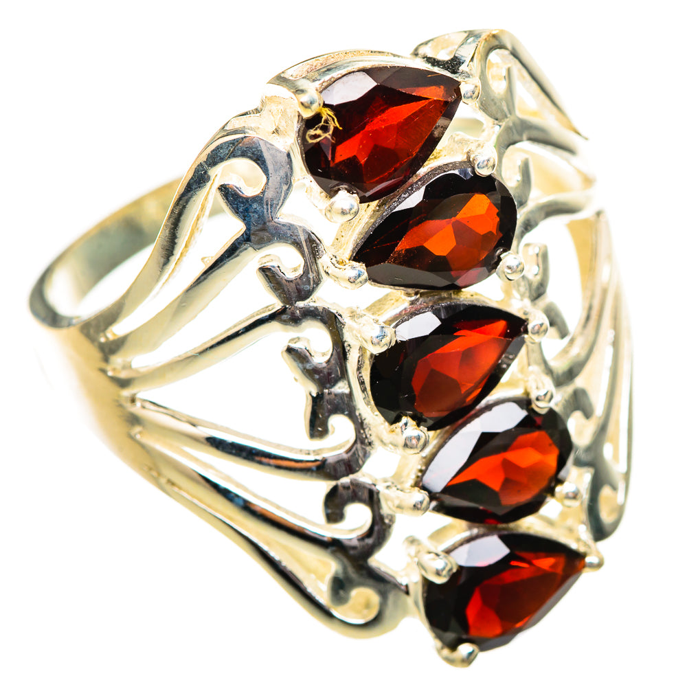 Garnet Rings handcrafted by Ana Silver Co - RING115177 - Photo 2
