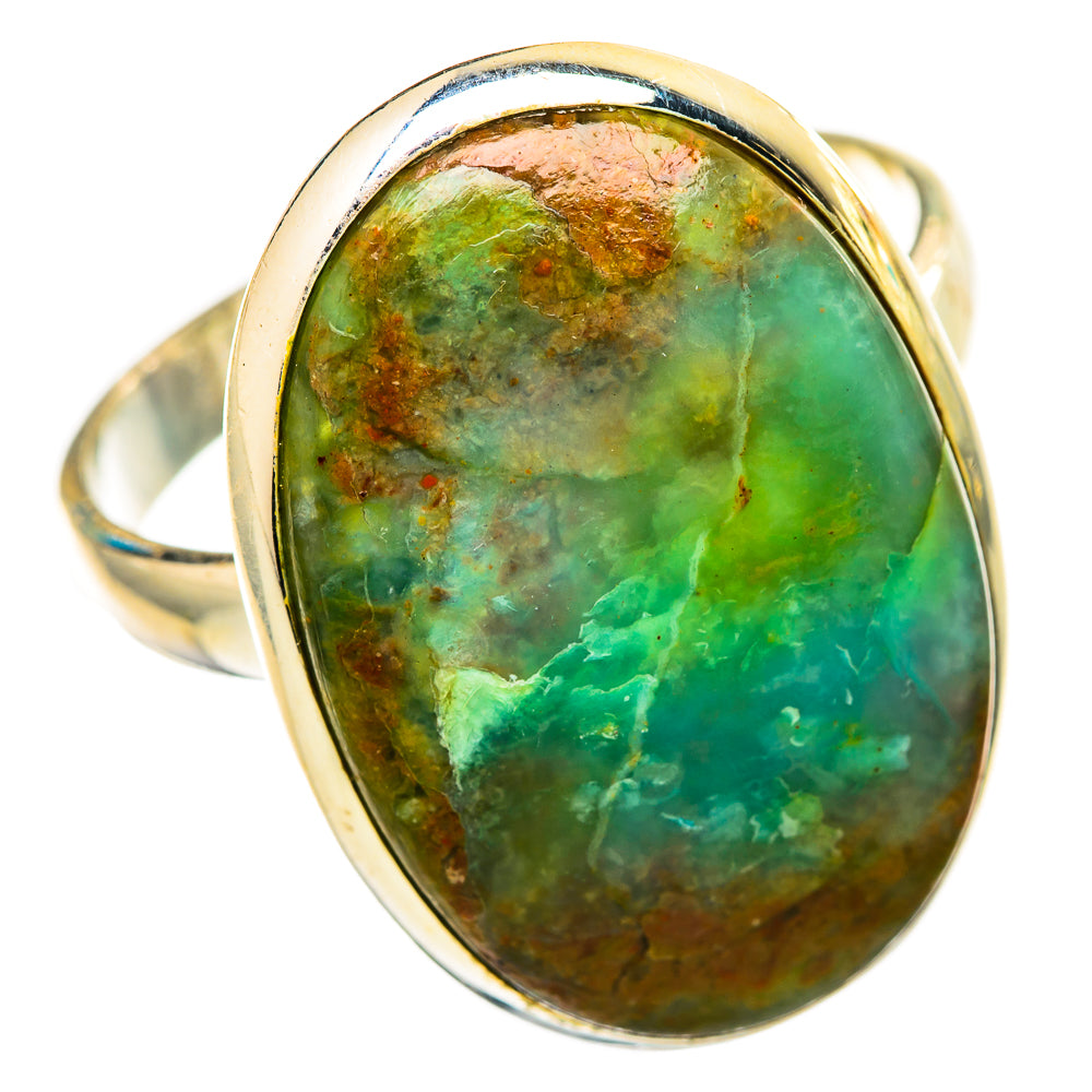 Peruvian Opal Rings handcrafted by Ana Silver Co - RING115191 - Photo 2