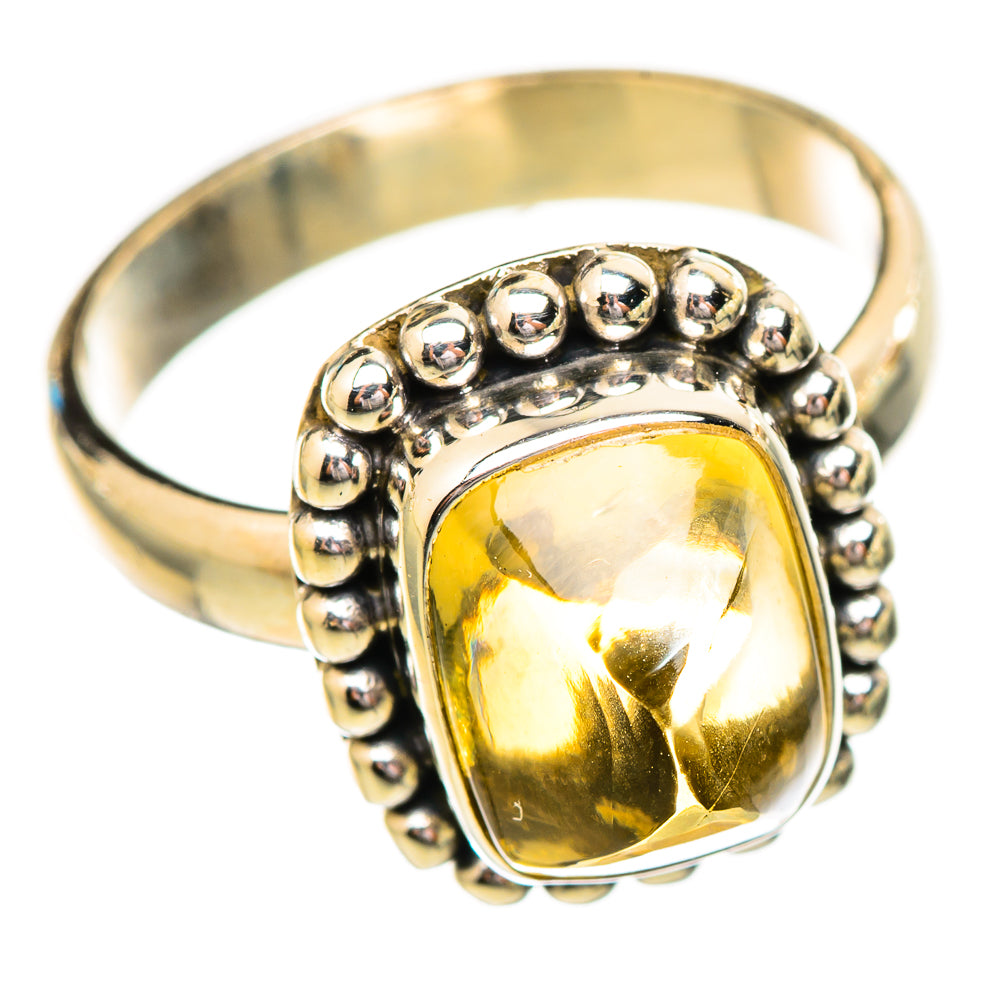 Citrine Rings handcrafted by Ana Silver Co - RING115195 - Photo 2