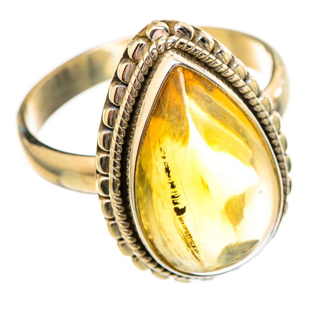 Citrine Rings handcrafted by Ana Silver Co - RING115196 - Photo 2