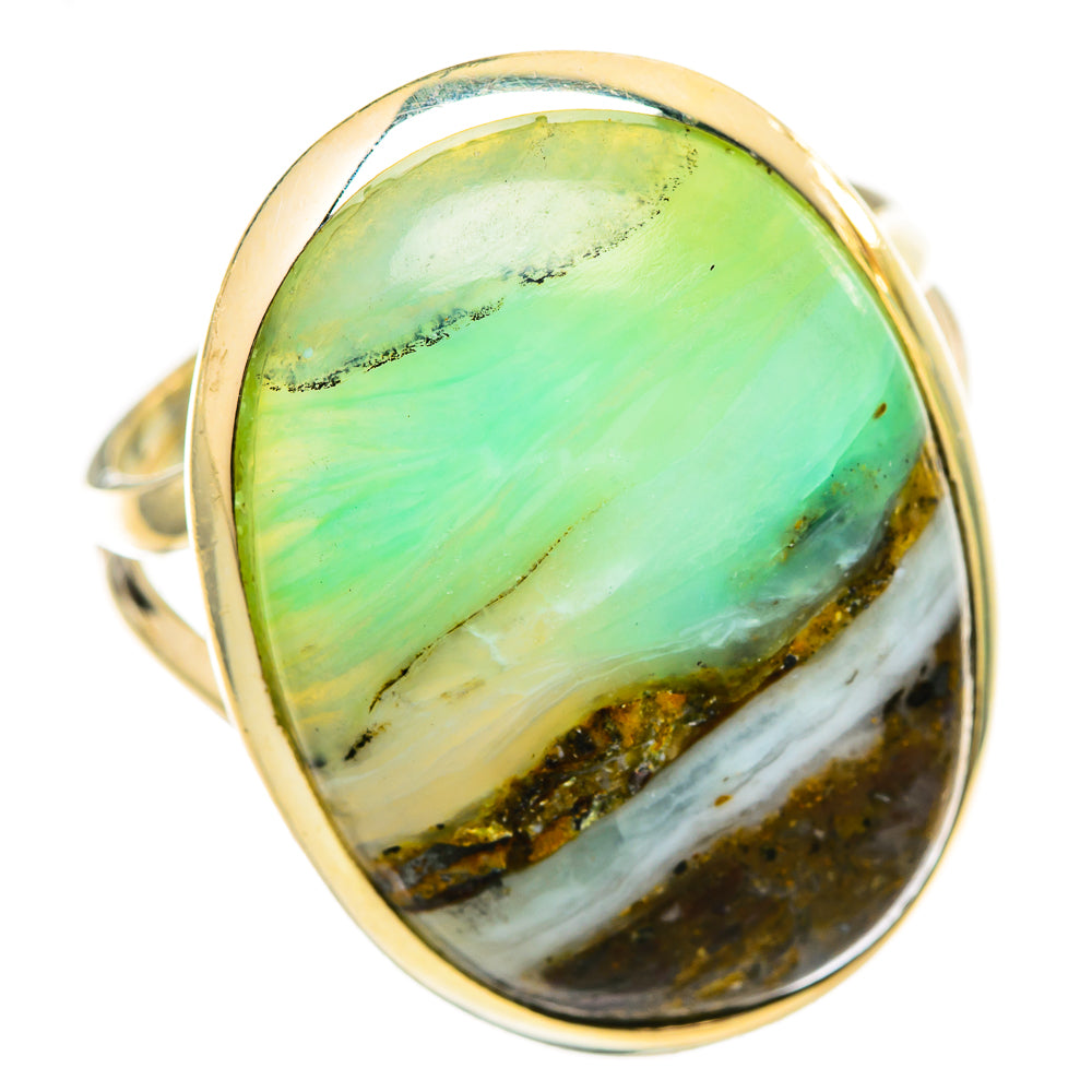 Peruvian Opal Rings handcrafted by Ana Silver Co - RING115211 - Photo 2