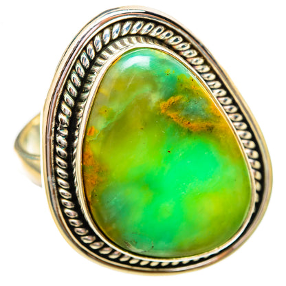 Peruvian Opal Rings handcrafted by Ana Silver Co - RING115214 - Photo 2