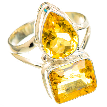Citrine Rings handcrafted by Ana Silver Co - RING115219 - Photo 2