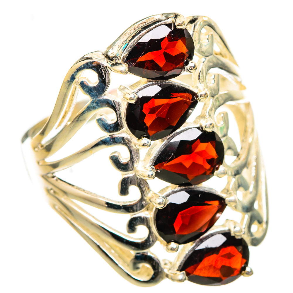 Garnet Rings handcrafted by Ana Silver Co - RING115221 - Photo 2