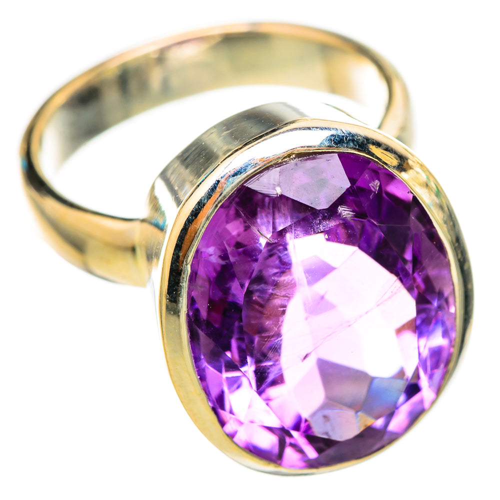 Amethyst Rings handcrafted by Ana Silver Co - RING115223 - Photo 2