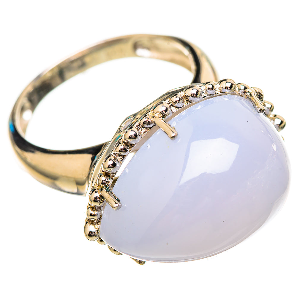 Rainbow Moonstone Rings handcrafted by Ana Silver Co - RING115226 - Photo 2