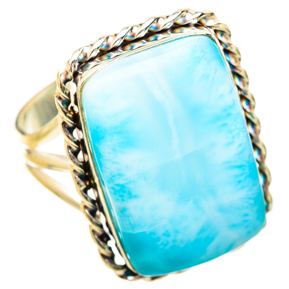 Larimar Rings handcrafted by Ana Silver Co - RING115234 - Photo 2