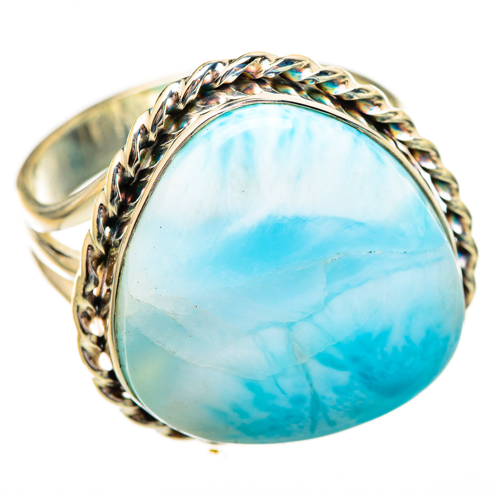 Larimar Rings handcrafted by Ana Silver Co - RING115240 - Photo 2