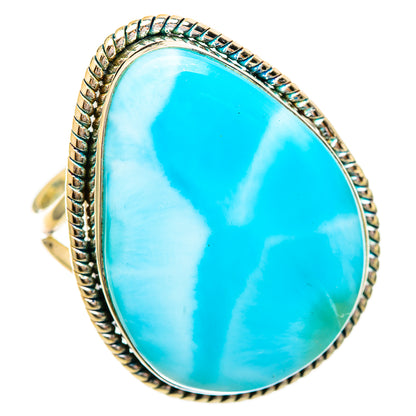 Larimar Rings handcrafted by Ana Silver Co - RING115255 - Photo 2