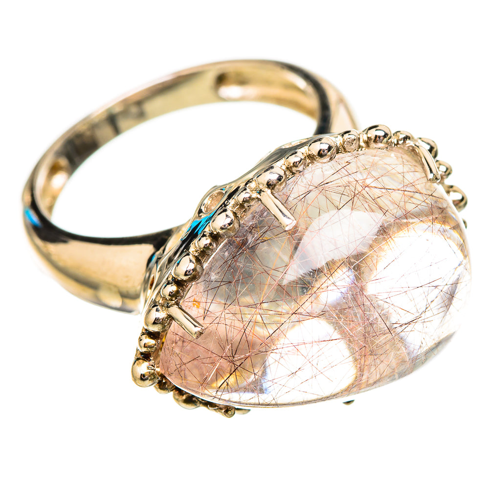 Rutilated Quartz Rings handcrafted by Ana Silver Co - RING115265 - Photo 2