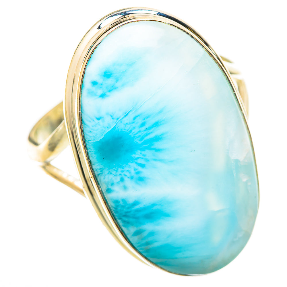 Larimar Rings handcrafted by Ana Silver Co - RING115270 - Photo 2