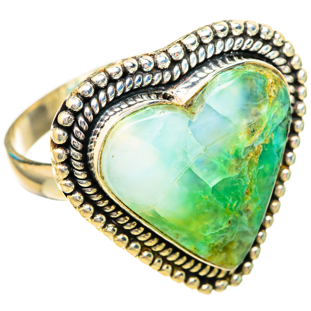 Peruvian Opal Rings handcrafted by Ana Silver Co - RING115274 - Photo 2