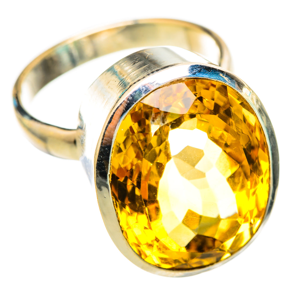 Citrine Rings handcrafted by Ana Silver Co - RING115277 - Photo 2