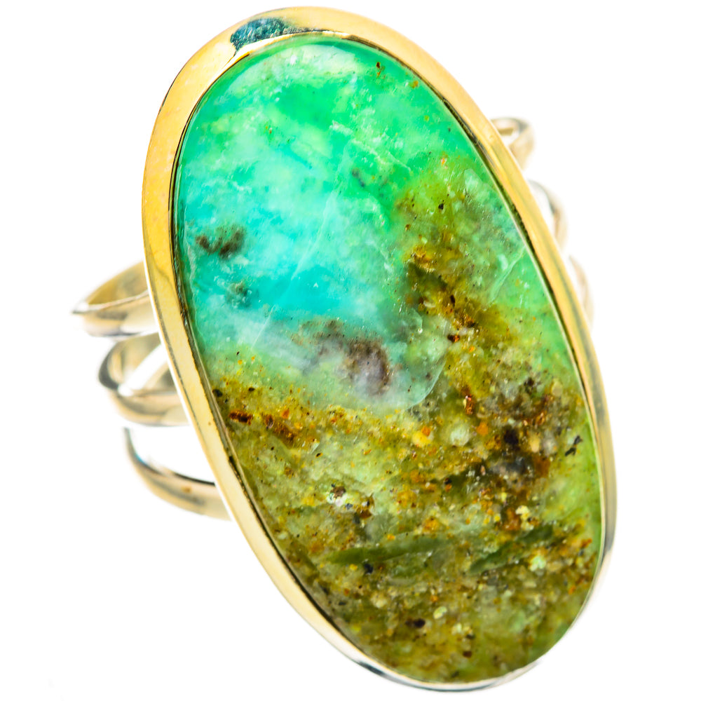 Peruvian Opal Rings handcrafted by Ana Silver Co - RING115280 - Photo 2