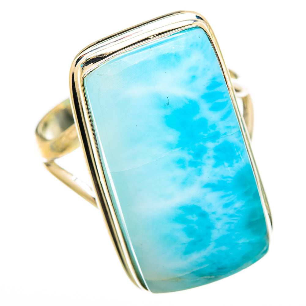 Larimar Rings handcrafted by Ana Silver Co - RING115282 - Photo 2