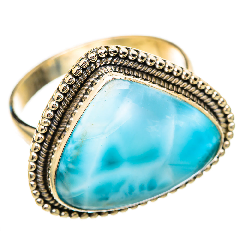 Larimar Rings handcrafted by Ana Silver Co - RING115285 - Photo 2