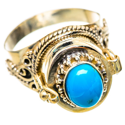 Sleeping Beauty Turquoise Rings handcrafted by Ana Silver Co - RING115295 - Photo 2