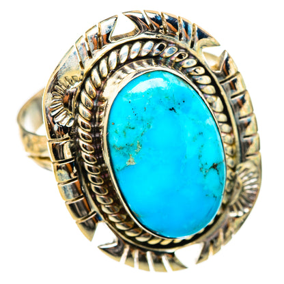 Chrysocolla Rings handcrafted by Ana Silver Co - RING115296 - Photo 2