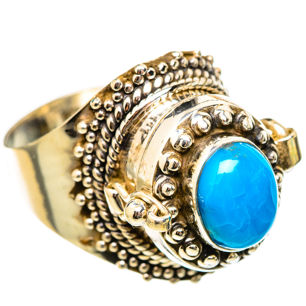 Chrysocolla Rings handcrafted by Ana Silver Co - RING115325 - Photo 2