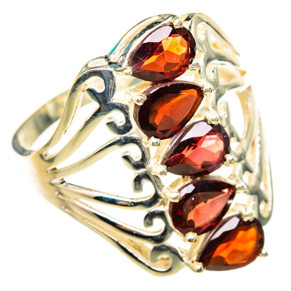 Garnet Rings handcrafted by Ana Silver Co - RING115337 - Photo 2