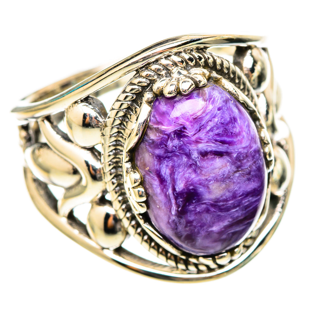 Charoite Rings handcrafted by Ana Silver Co - RING115339 - Photo 2