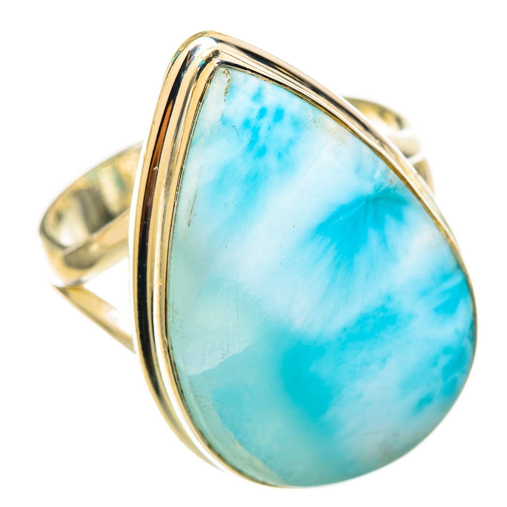 Larimar Rings handcrafted by Ana Silver Co - RING115352 - Photo 2