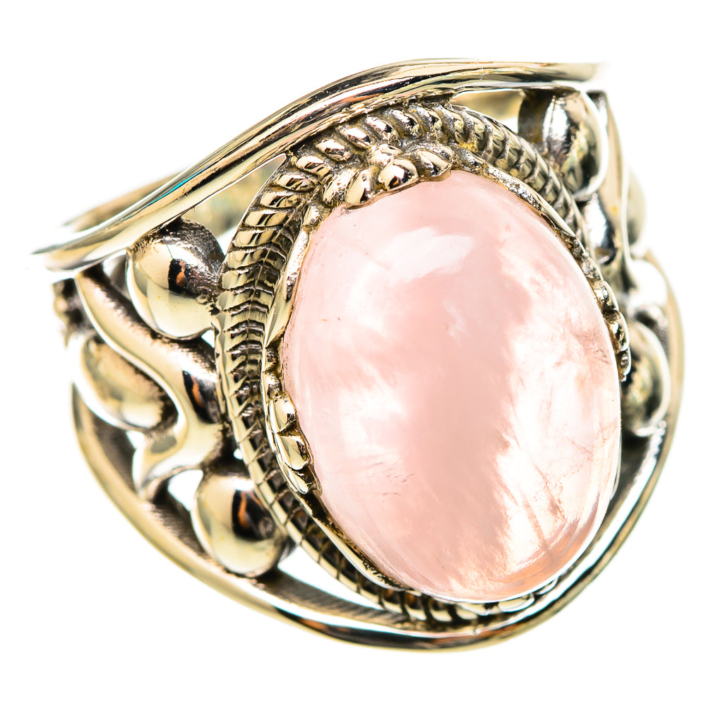 Rose Quartz Rings handcrafted by Ana Silver Co - RING115361 - Photo 2