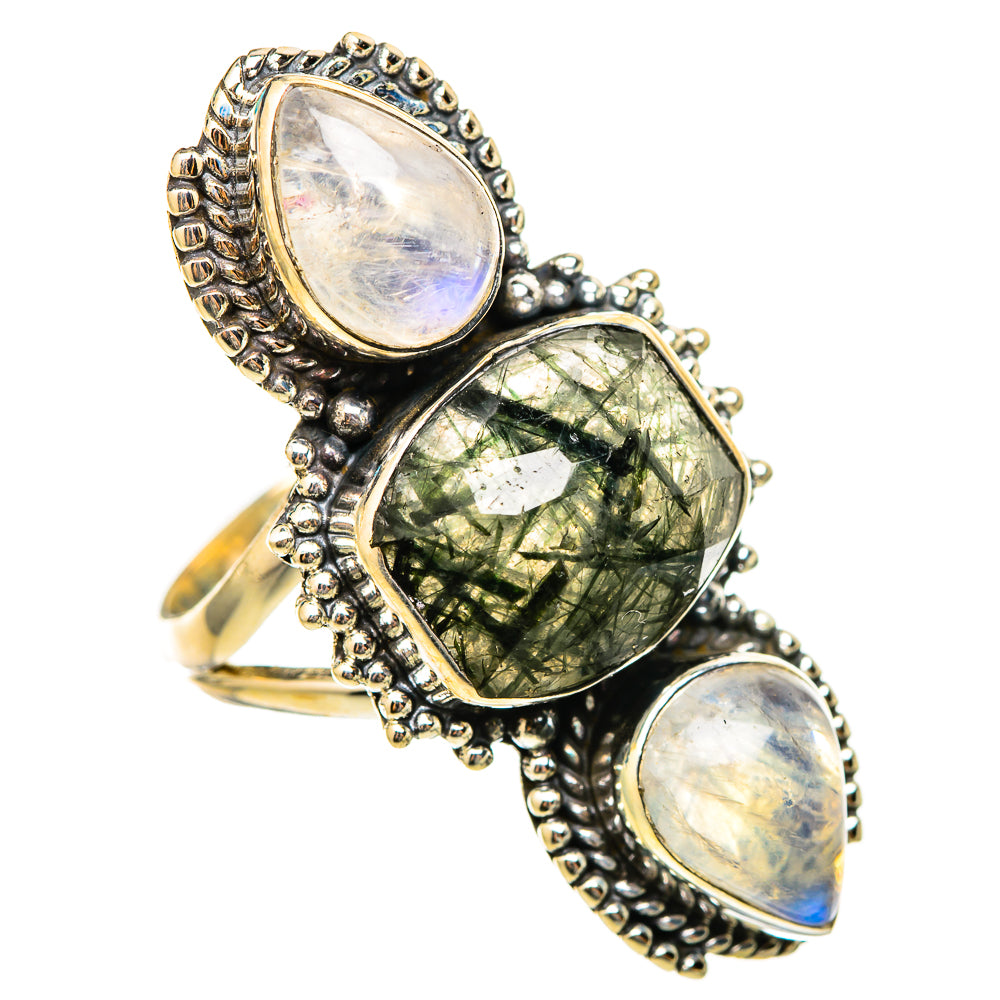 Tourmalinated Quartz Rings handcrafted by Ana Silver Co - RING115369 - Photo 2
