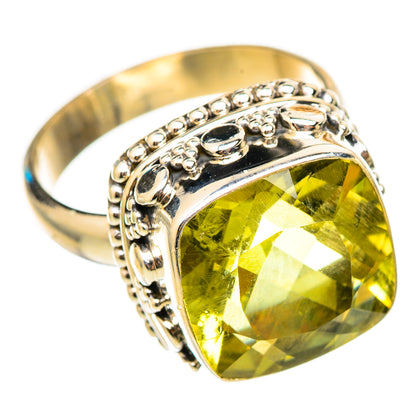 Lemon Quartz Rings handcrafted by Ana Silver Co - RING115376 - Photo 2