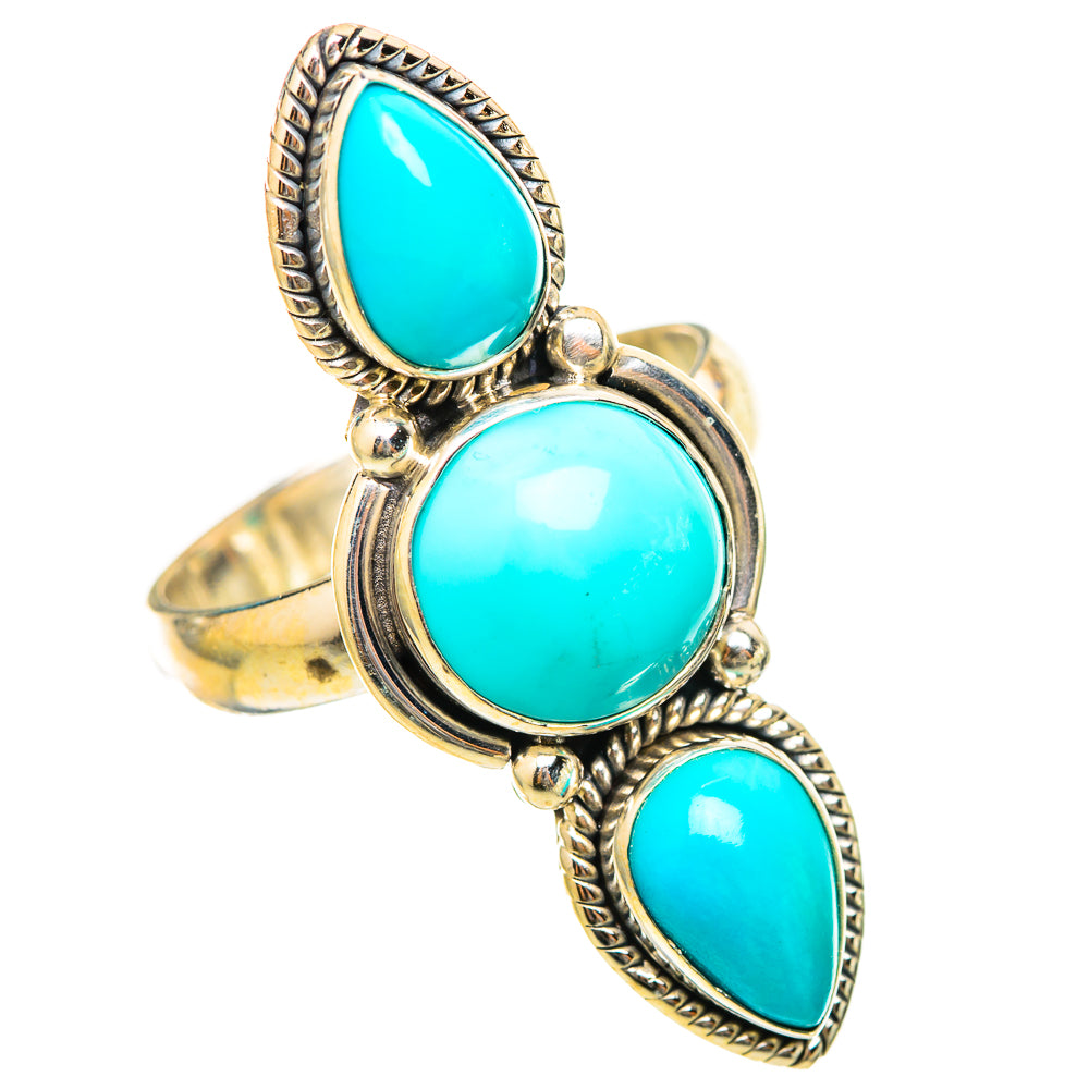 Larimar Rings handcrafted by Ana Silver Co - RING115377 - Photo 2