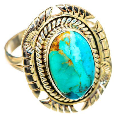 Chrysocolla Rings handcrafted by Ana Silver Co - RING115378 - Photo 2