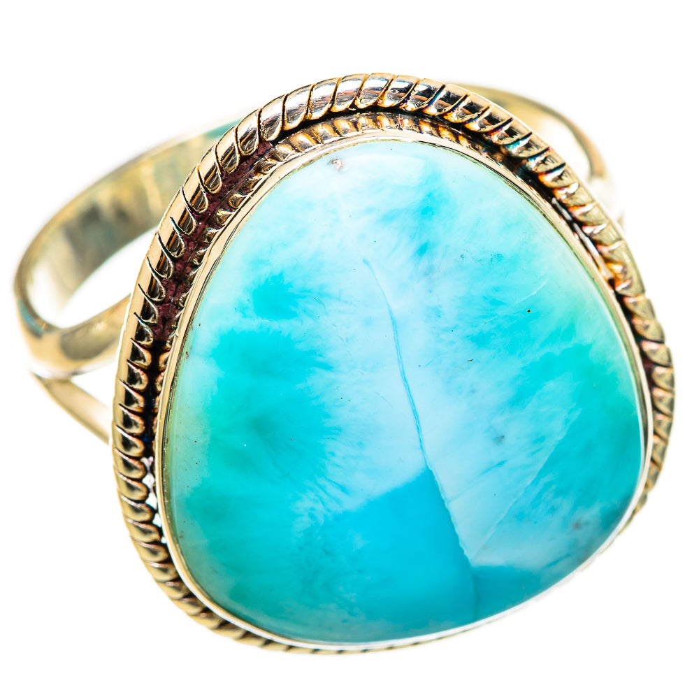 Larimar Rings handcrafted by Ana Silver Co - RING115379 - Photo 2