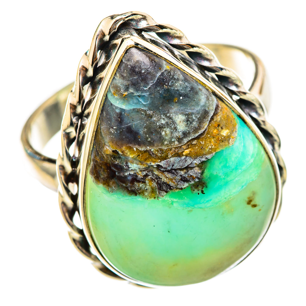 Peruvian Opal Rings handcrafted by Ana Silver Co - RING115383 - Photo 2
