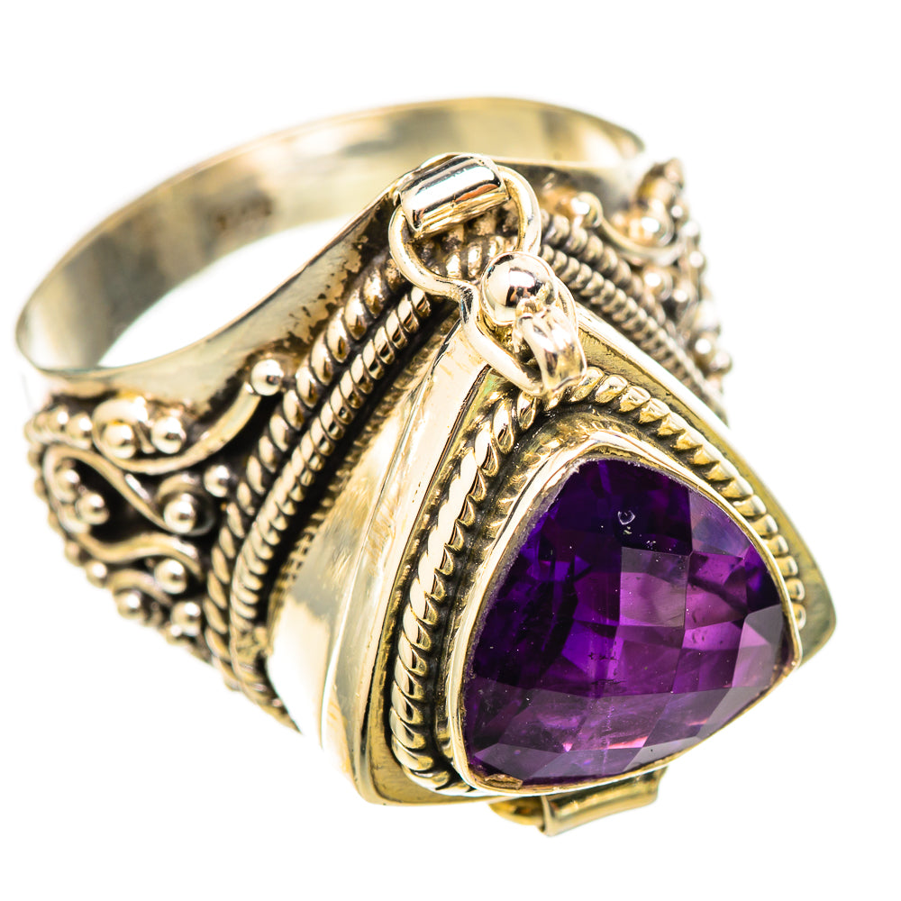 Amethyst Rings handcrafted by Ana Silver Co - RING115393 - Photo 2