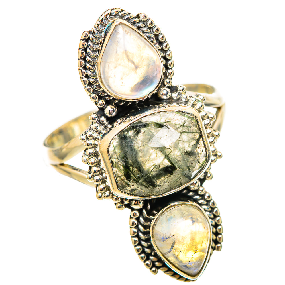 Tourmalinated Quartz Rings handcrafted by Ana Silver Co - RING115396 - Photo 2
