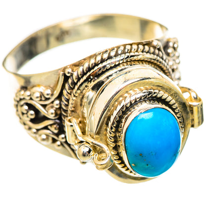 Chrysocolla Rings handcrafted by Ana Silver Co - RING115406 - Photo 2