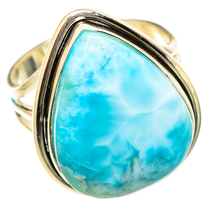 Larimar Rings handcrafted by Ana Silver Co - RING115409 - Photo 2