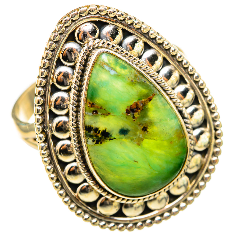 Peruvian Opal Rings handcrafted by Ana Silver Co - RING115410 - Photo 2