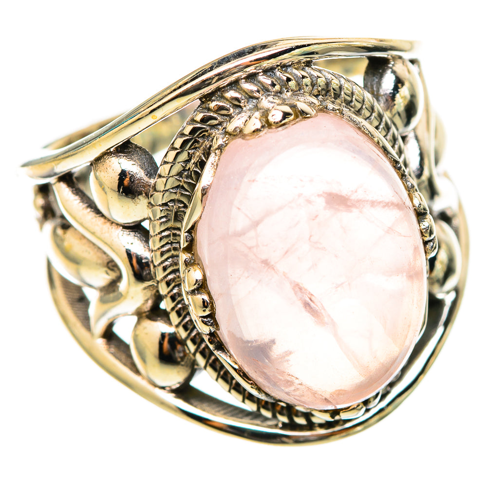 Rose Quartz Rings handcrafted by Ana Silver Co - RING115415 - Photo 2