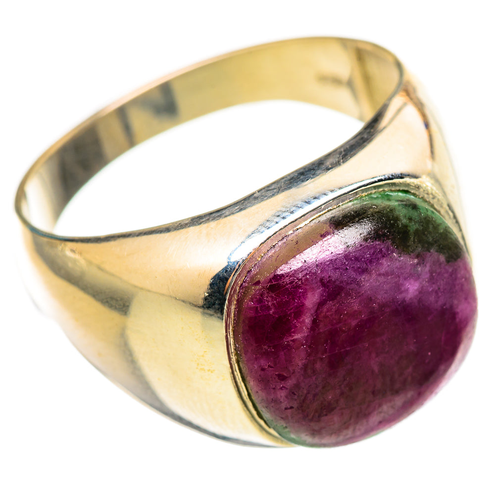 Ruby Zoisite Rings handcrafted by Ana Silver Co - RING115416 - Photo 2